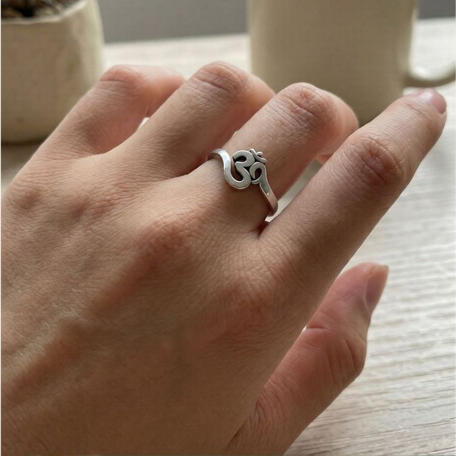 Om 唵字戒指・925 純銀 圖 3